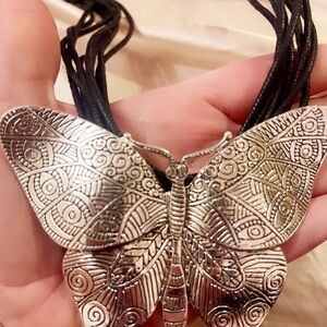 Large butterfly necklace